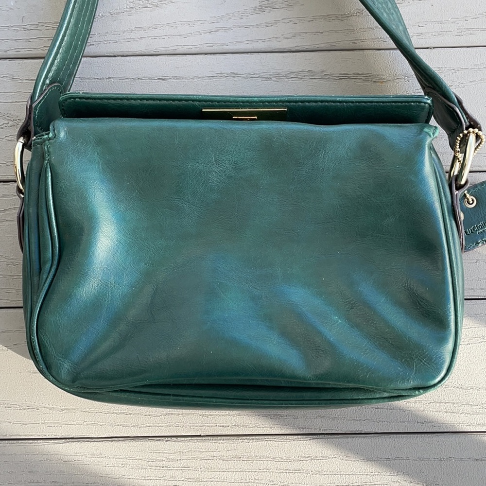 SOLD ON VINTED | Vintage Liz Claiborne Forest Green Shoulder Bag - Picture 2 of 15